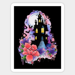 Haunted House Design by Lorna Laine Magnet